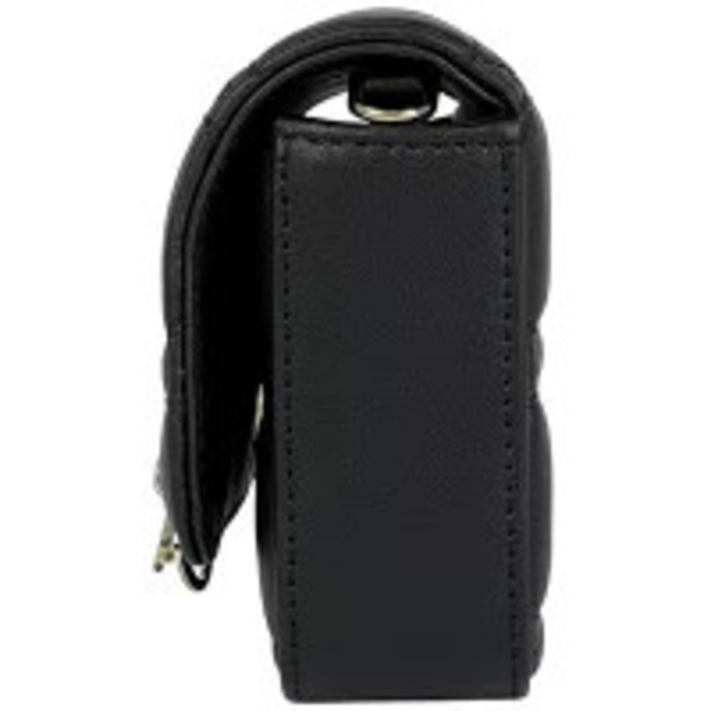 Dior Cannage Clutch  black Christian bag shoulder leather chain